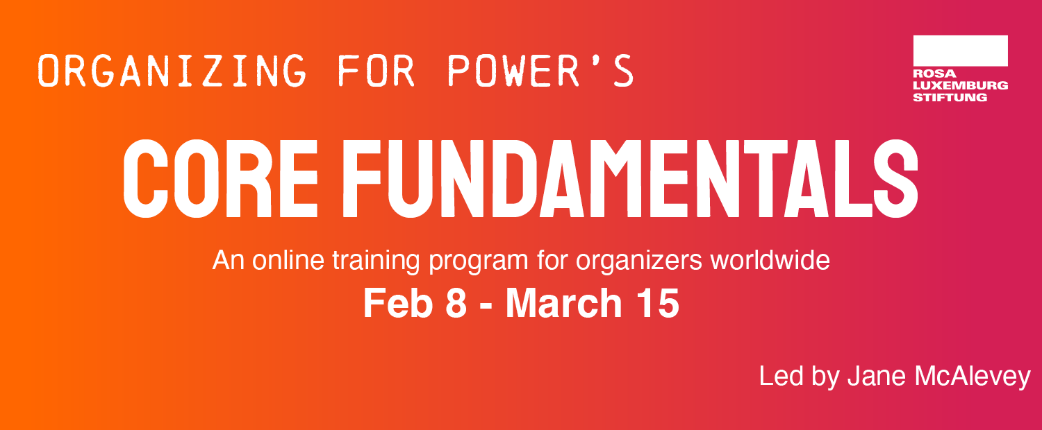 Organizing for Power's Core Fundamentals